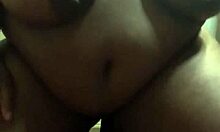 Shaylanasty rides big black monster cock dildo with her shaved ebony bbw pussy and fat ass