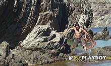 Beautiful chick fantasizes horny fisherman fucking her