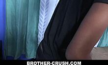 tight twink brother takes a pounding from a fat long dick in rough play