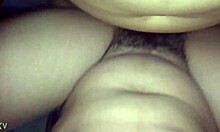 teen girlfriend riding hard in intense anal sex