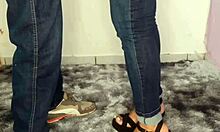 Wife Bent Over With Anal Plug During Hardcore Doggy Fucking