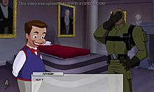 Teen with Big Tits and Ass Gives Blow Job to Big Cock in DC Comics Unlimited Part 22!