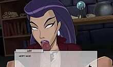 Teen with Big Tits and Ass Gives Blow Job to Big Cock in DC Comics Unlimited Part 22!