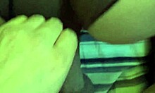 Lingerie-clad milf enjoys intimate home moments