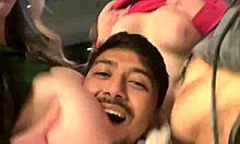 i got wild in uber with richh des, aria six, hailey rose, max fills