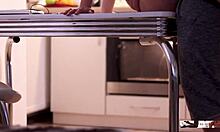 Amateur homemade quick dinner prep with wife and friends