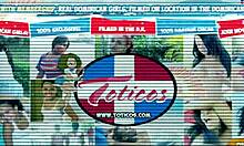 yo, check two dominican teen 18+ babes owning a horny american dude!