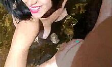 Ex's Friend Gets Blowjob Outdoors