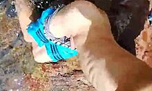 Ex's Friend Gets Blowjob Outdoors