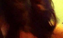 Skinny Brunette Deepthroats Cock Hard!