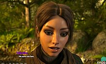 The young entrepreneur roleplays with her perky tits and nipples on display.