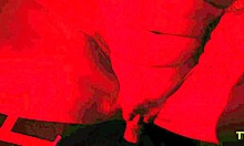 Crystal Rush Sucks Teddy Tarantino's Cock in POV Backstage Cumshot