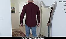 Watch Khloe Kapri Trick Jmac with His Fuck Toy Under the Sheets!