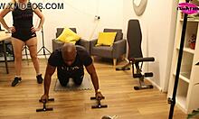 Blonde MILF Blows Nemo Brown's Cock In Gym Debut!