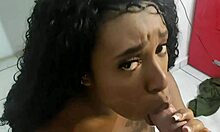 My towel slipped off right in front of the neighbor, and he got hard seeing my shaved latina body