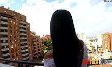 This hot Medellín whore got throat-fucked with a messy facial.