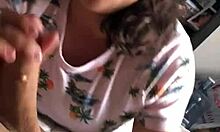 The HOUSECLEANER SUCKS MY DICK AND LICKS MY COCK UNTIL I CUM