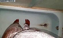 Naked Guy Showing Off In Shower