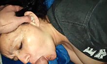 Arriving Late at Night to Wake Her for a Wild Blowjob Session