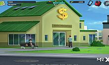 Summertimesaga laundry sex scene with uncensored hentai blowjob and cartoon action