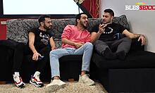 Friends Enjoy Bareback Fun With Magic Javi Douglas Smith Marcus Rush