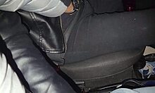 I took cute babe on fist date, she sucked my monster cock weirdly with handjob.