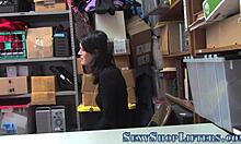 Caught the shoplifter blowing in the store.