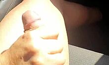 Jerking passenger off while driving