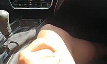 Jerking passenger off while driving