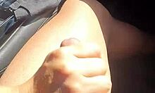 Jerking passenger off while driving