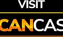 Ebony amateur in close-up POV casting interview