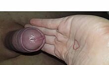 Hey, this blonde milf wife collects cum with her hands and mouth