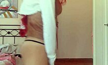 you’re such a loser spying on me, so i’m teaching you a harsh lesson. i’ll kick your face hard!