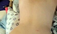 Homemade couple fucks her bound ass with jewel toy