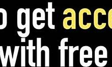 Jenna Foxx rips clothes in tight purple dress.