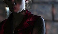 Two women in cosplay have fun with water sex and big tits