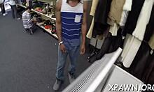 Skinny whore dives into amateur hardcore fucking, sloppy blowjob on cock leading to intense orgasm.