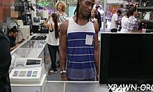 Skinny whore dives into amateur hardcore fucking, sloppy blowjob on cock leading to intense orgasm.