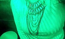 Hey, this slutty minx is pissing and fondling her pussy right in the public toilet at the club, big natural tits bouncing while dancing solo.