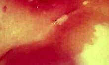 horny housewife passionately fucks her dildo in this homemade video, craving more intense pleasure.