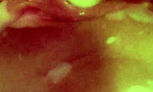 horny housewife passionately fucks her dildo in this homemade video, craving more intense pleasure.