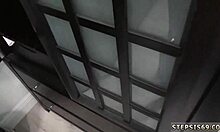 Teens first casting with suspended step-sis