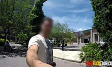 Tourist Picks Up Amateur Slut For Intense Face Fucking!