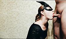 Giving blowjob to my favorite roommate