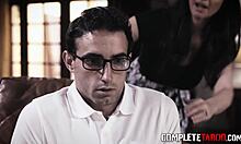 Blonde teen with small tits gets finger banged in extreme group scene, leading to cumshot?