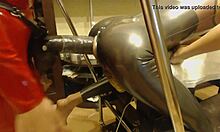 huge strapon action in homemade bdsm clip