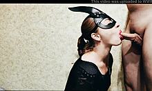 Giving blowjob to my favorite roommate