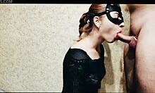 Giving blowjob to my favorite roommate