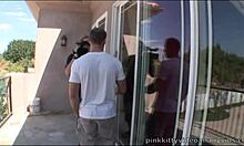 Kendra Devons In Pigtails Enjoys Missionary And Bent Over Threesome