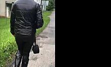 Wife in Hunter Wellies and Leather Leggings Smartphone Clip